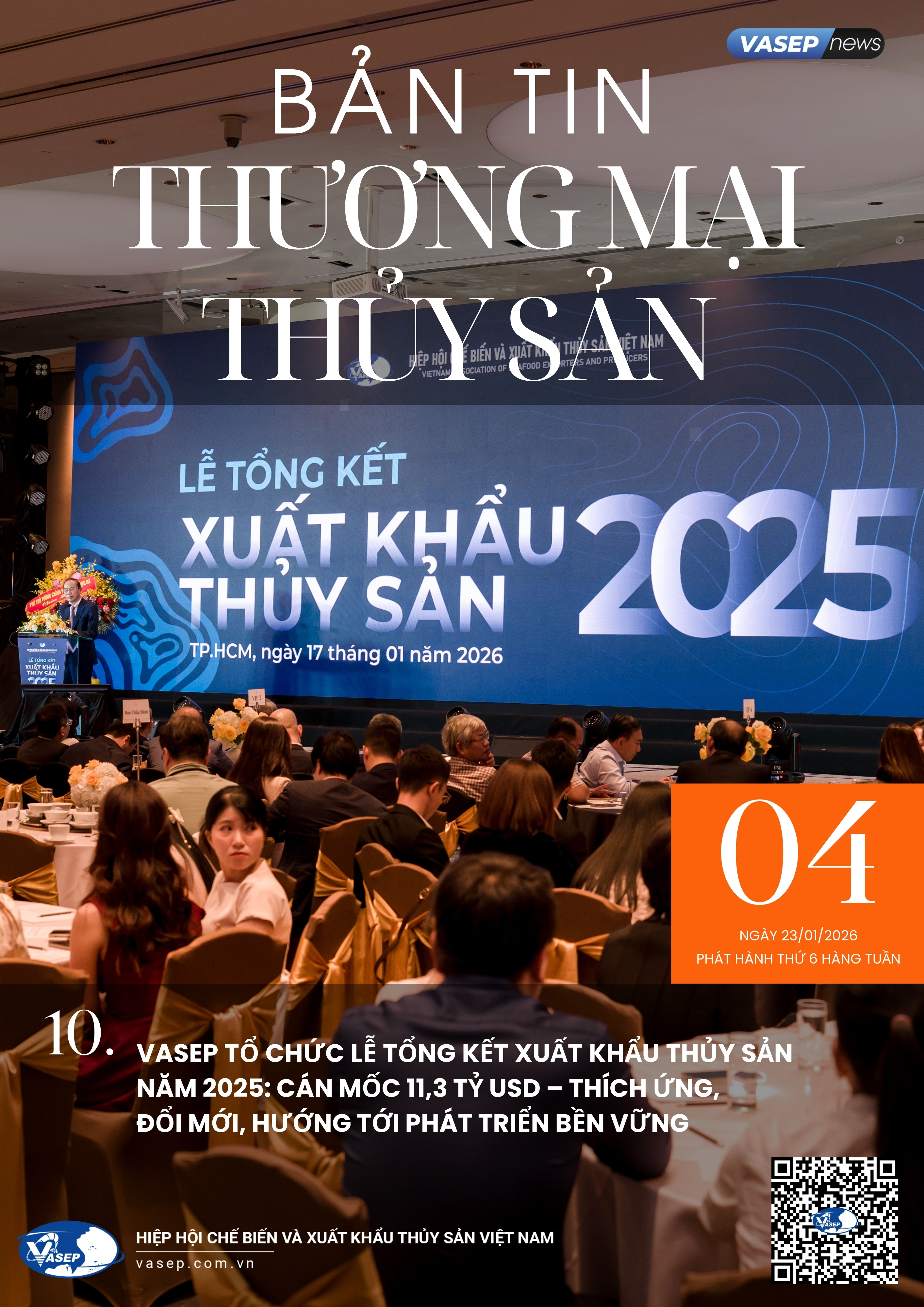 Bản tin tuần Thương mại Thủy sản số 04-2026
