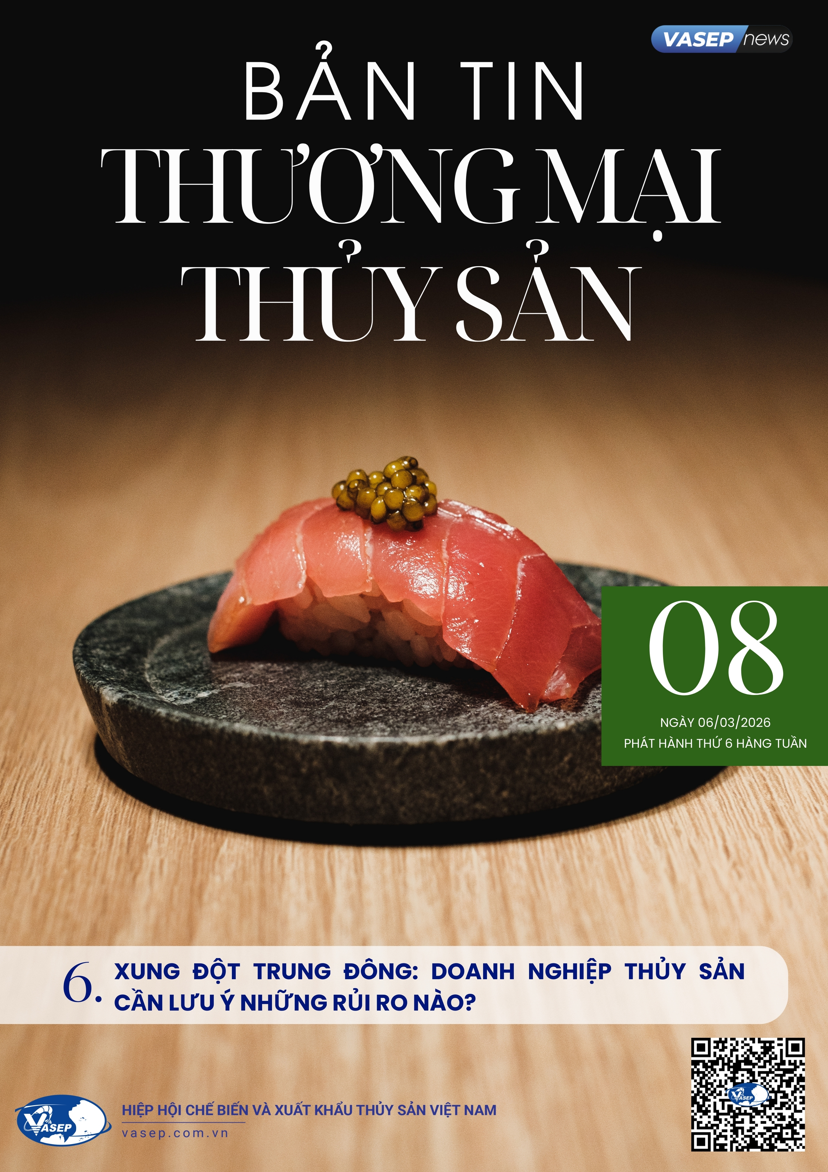 Bản tin tuần Thương mại Thủy sản số 08-2026