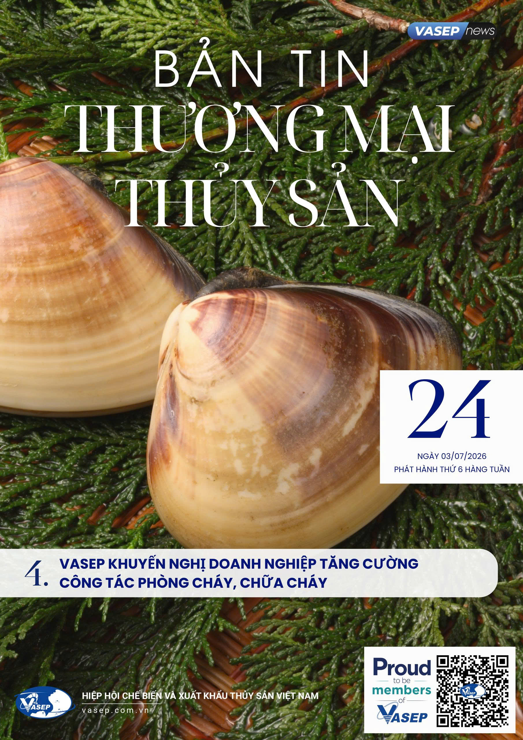 Bản tin tuần Thương mại Thủy sản số 24-2026