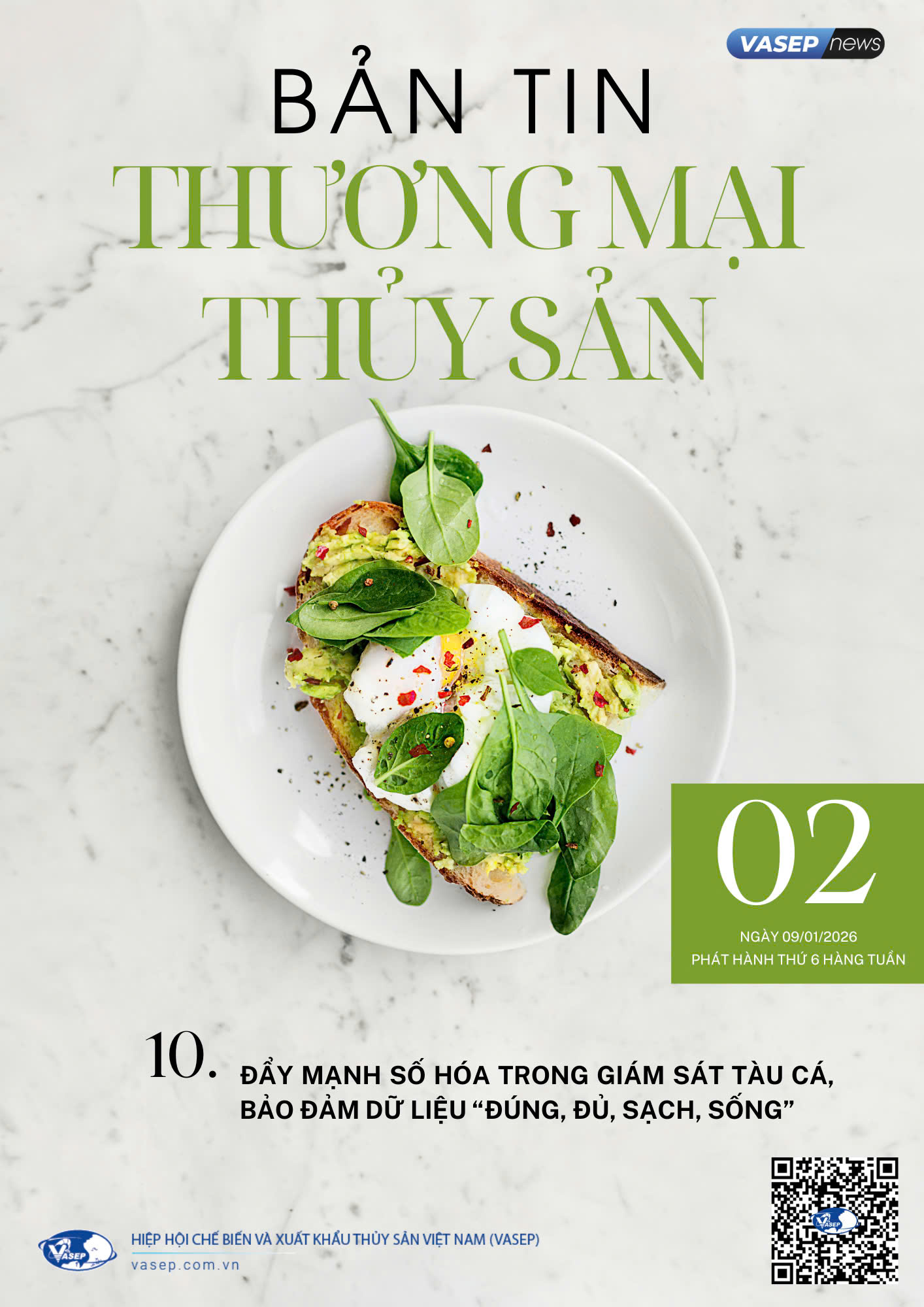 Bản tin tuần Thương mại Thủy sản số 02-2026