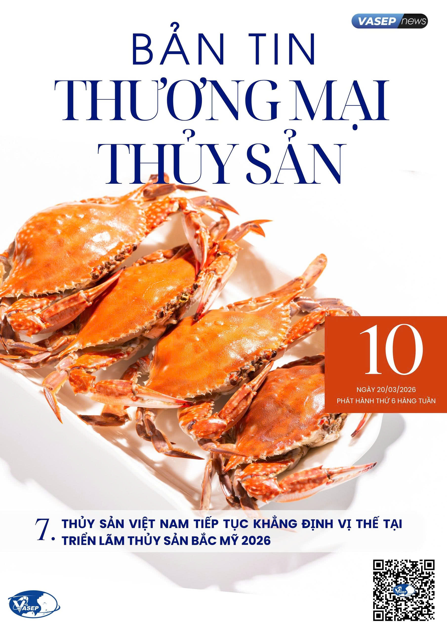 Bản tin tuần Thương mại Thủy sản số 10-2026