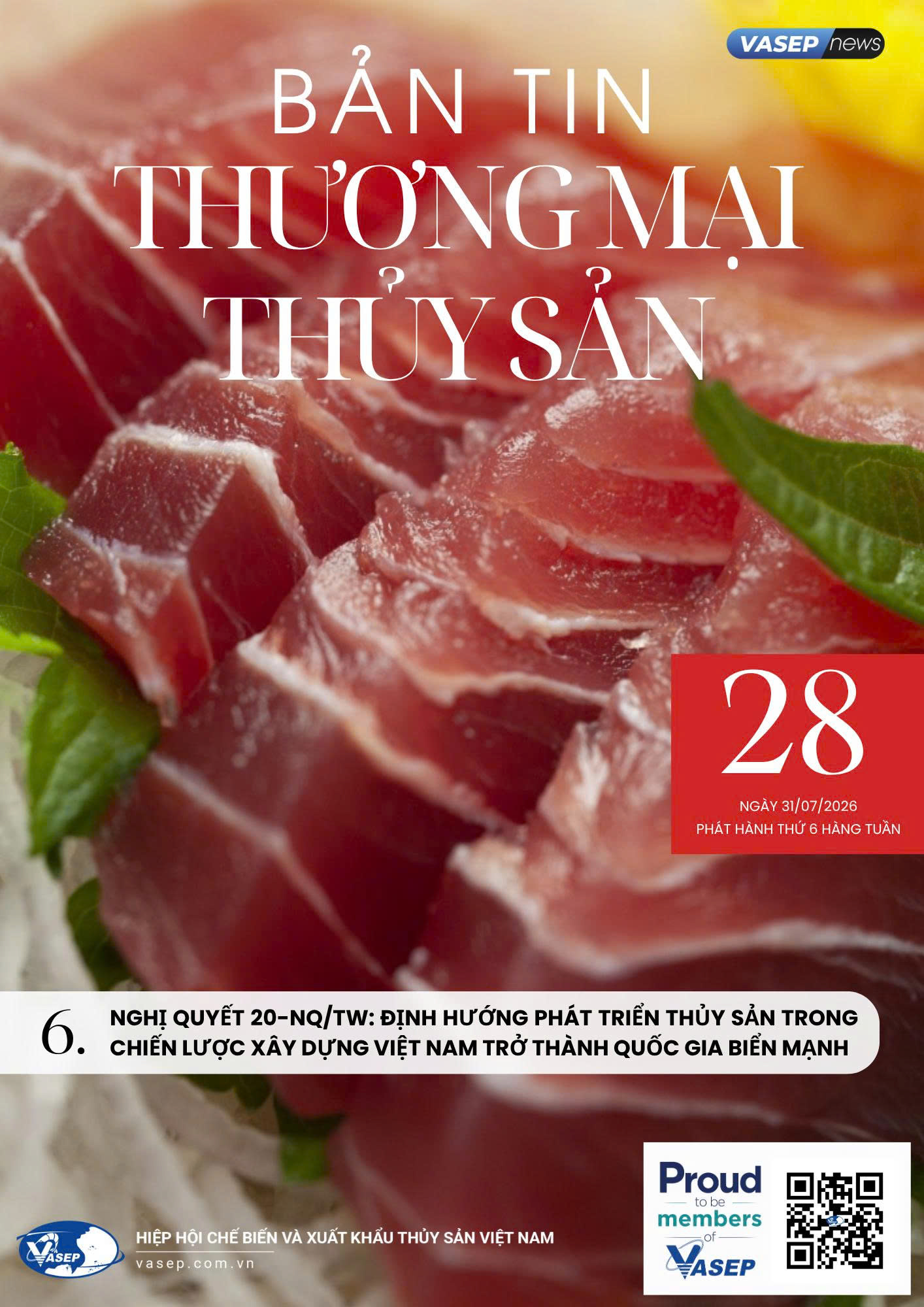 Bản tin tuần Thương mại Thủy sản số 28-2026