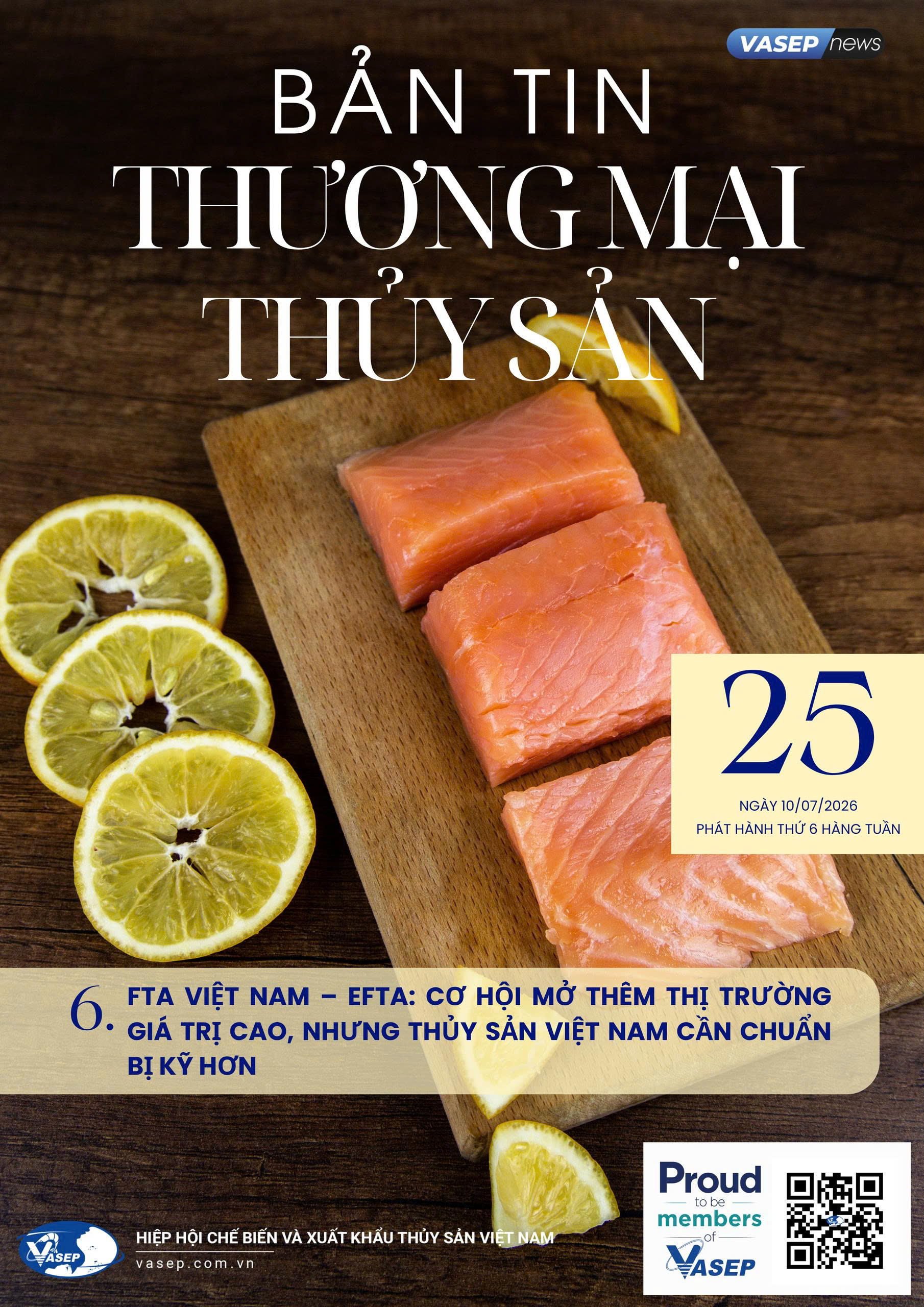 Bản tin tuần Thương mại Thủy sản số 25-2026