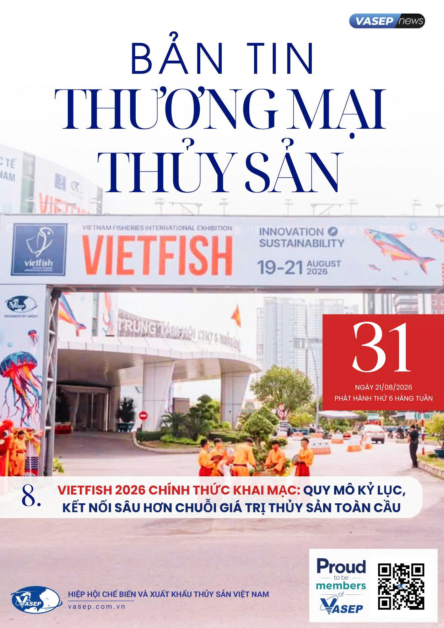 Bản tin tuần Thương mại Thủy sản số 31-2026