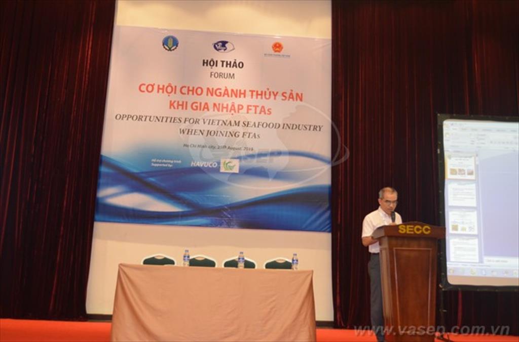 Hội thảo Tìm kiếm cơ hội cho ngành thủy sản khi gia nhập FTAs