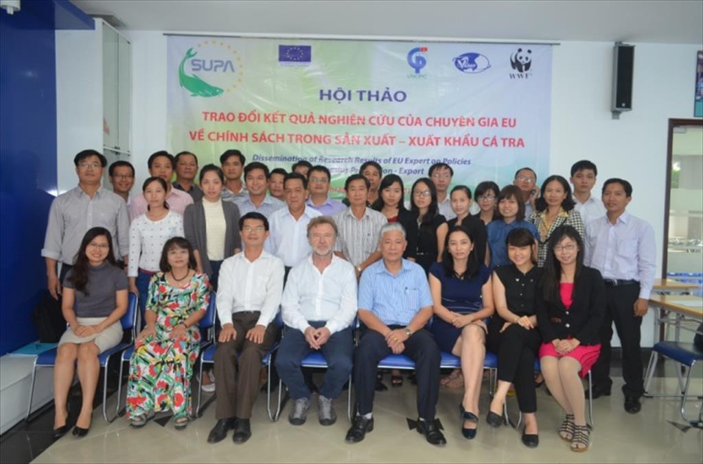 Hội thảo: “Trao đổi kết quả nghiên cứu của chuyên gia EU về chính sách trong sản xuất – xuất khẩu cá Tra”