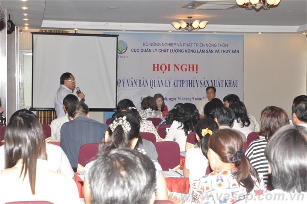 Góp ý văn bản quản lý ATTP Thủy sản XK