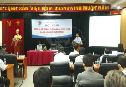 HN công bố kết quả đo thời gian giải phóng hàng của Hải quan Việt Nam 2013