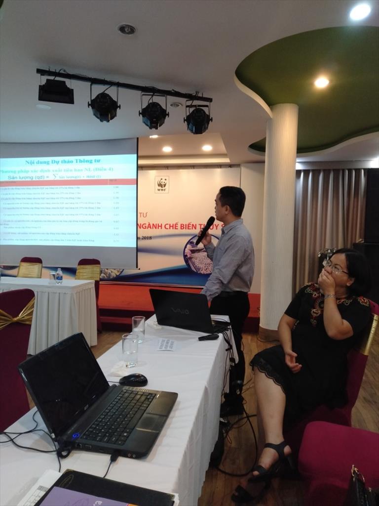 Ảnh Hội thảo: Lấy ý kiến góp ý Dự thảo Thông tư “Quy định mức tiêu hao năng lượng trong ngành chế biến thủy sản”