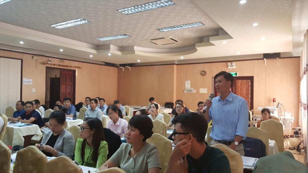 Ảnh Khóa đào tạo K.16.19: “Cập nhật các thay đổi trong Hướng dẫn kiểm soát các mối nguy trong thủy sản và sản phẩm thủy sản theo qui định US FDA từ 8/2019”