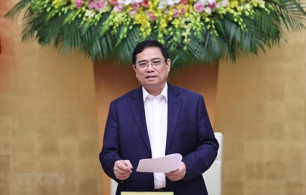 Thủ tướng Phạm Minh Chính chủ trì phiên họp Chính phủ đầu tiên sau kiện toàn