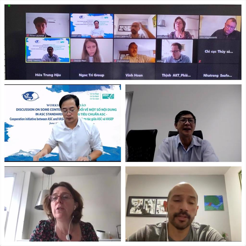 VASEP và ASC tổ chức hội thảo trao đổi một số nội dung trong tiêu chuẩn ASC