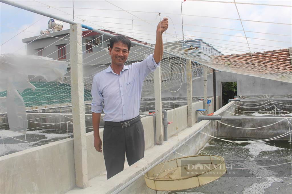 Nam Định: Nuôi tôm thu tiền tỷ, Cường “tôm” tiết lộ tuyệt chiêu nuôi tôm trong bể xi măng