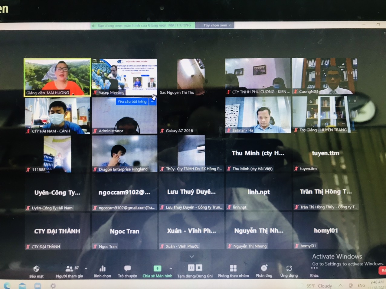 Tổ chức thành công hội thảo trực tuyến - TẠO ĐỘNG LỰC VÀ NÂNG CAO SỨC KHỎE TINH THẦN CHO NGƯỜI LAO ĐỘNG TRONG THỜI KỲ COVID-19 VÀ TRẠNG THÁI BÌNH THƯỜNG MỚI
