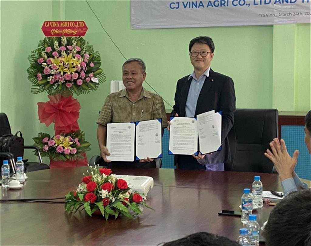 CJ Vina Agri and Thong Thuan Co., Ltd  cooperate to develop the shrimp farming industry