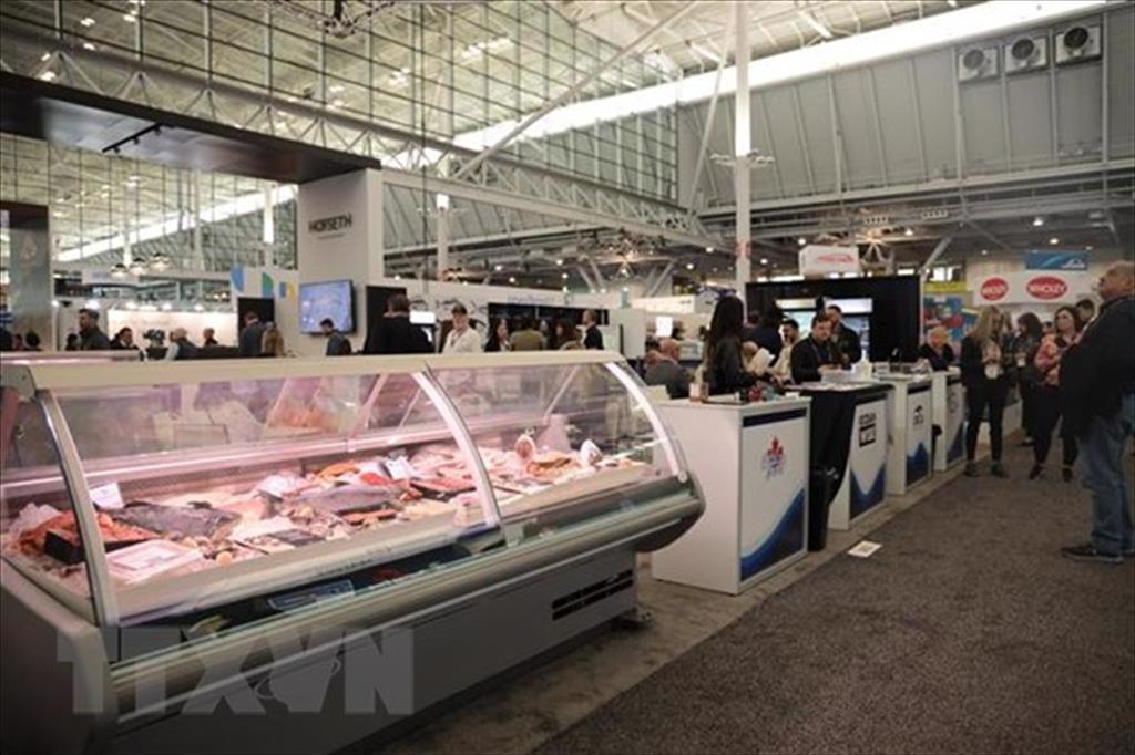 Sản phẩm của Việt Nam gây ấn tượng tốt tại Hội chợ Thủy hải sản Bắc Mỹ