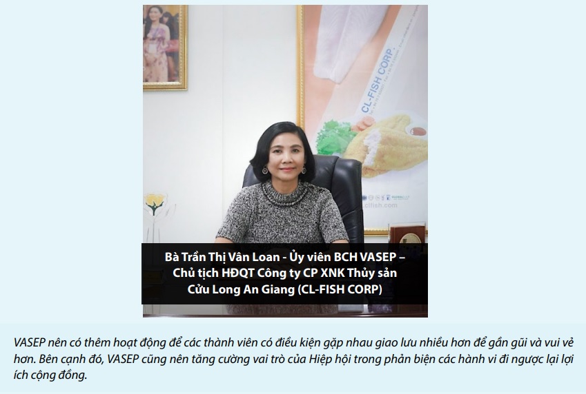 VASEP nên tổ chức nhiều hoạt động giao lưu để các thành viên có cơ hội được gặp nhau nhiều hơn  