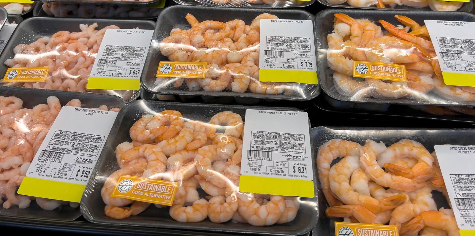 Mỹ Các nhà bán lẻ không hạ giá tôm