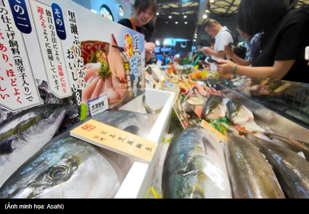 Xuất khẩu hải sản từ Nhật Bản sang Trung Quốc giảm mạnh