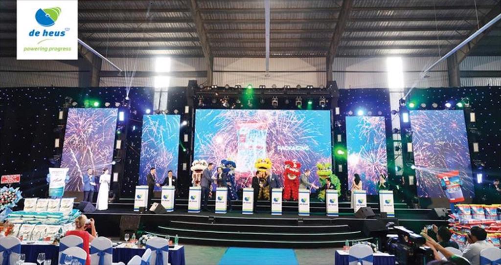 Khánh thành nhà máy thức ăn tôm De Heus Vĩnh Long công suất 50.000 tấnnăm