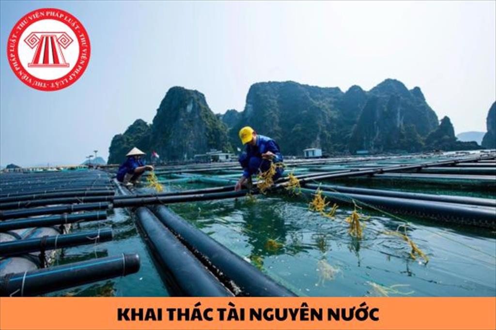 Từ ngày 01072024 khai thác tài nguyên nước cho nuôi trồng thủy sản bắt buộc phải có giấy phép