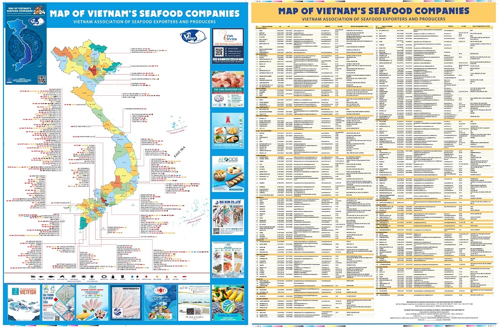 Thông báo phát hành ấn phẩm “Bản đồ DN Thủy sản Việt Nam 2024” - Tháng 82024