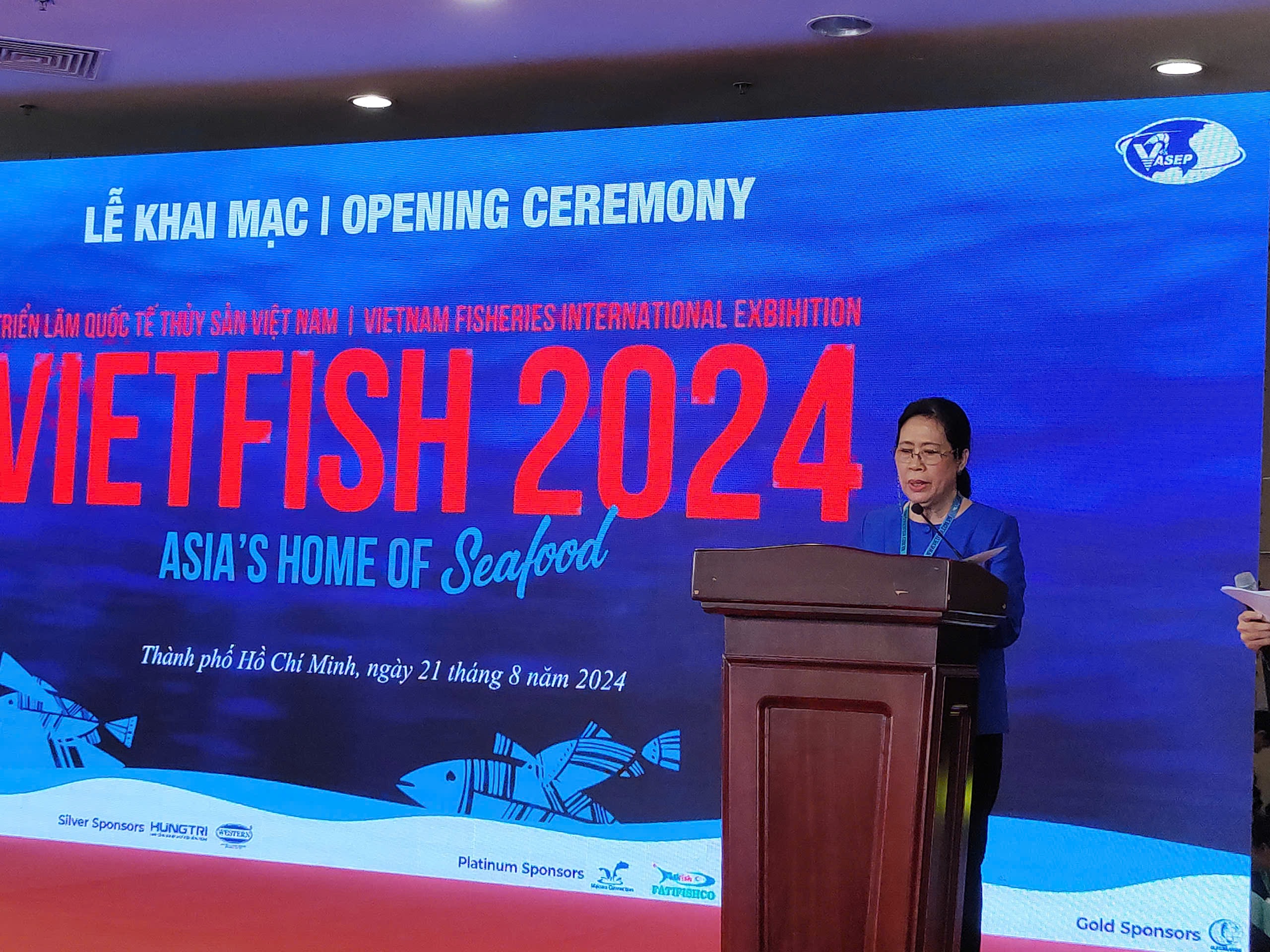 Chủ tịch Hiệp hội VASEP Trải qua 25 kỳ tổ chức, quy mô và hoạt động của Hội chợ VIETFISH ngày càng mang tính chuyên nghiệp cao