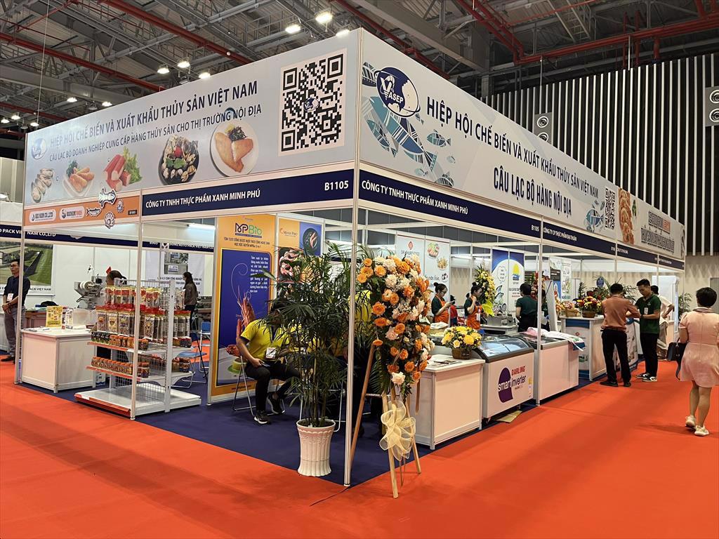 Lần đầu tiên tại Vietfish 2024 có khu gian hàng chung cho các DN nội địa