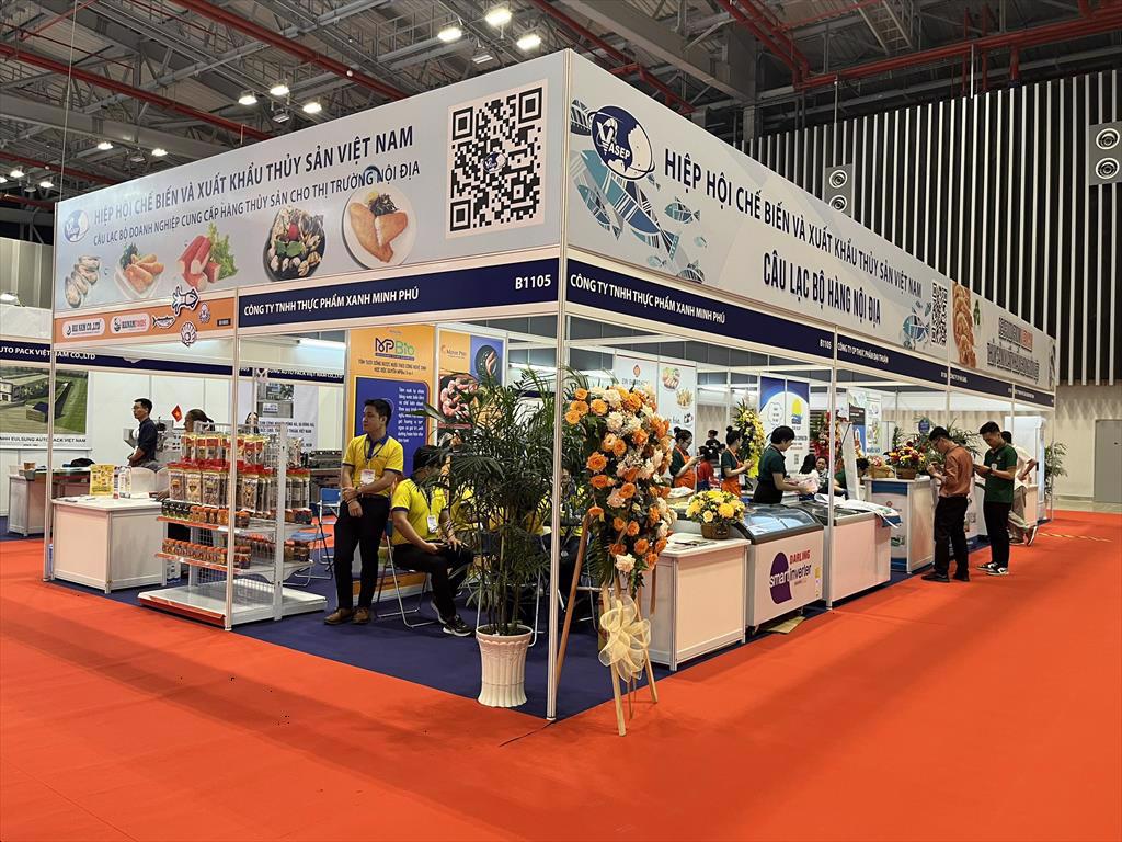 For the first time, Vietfish 2024 features a shared booth area for domestic enterprises