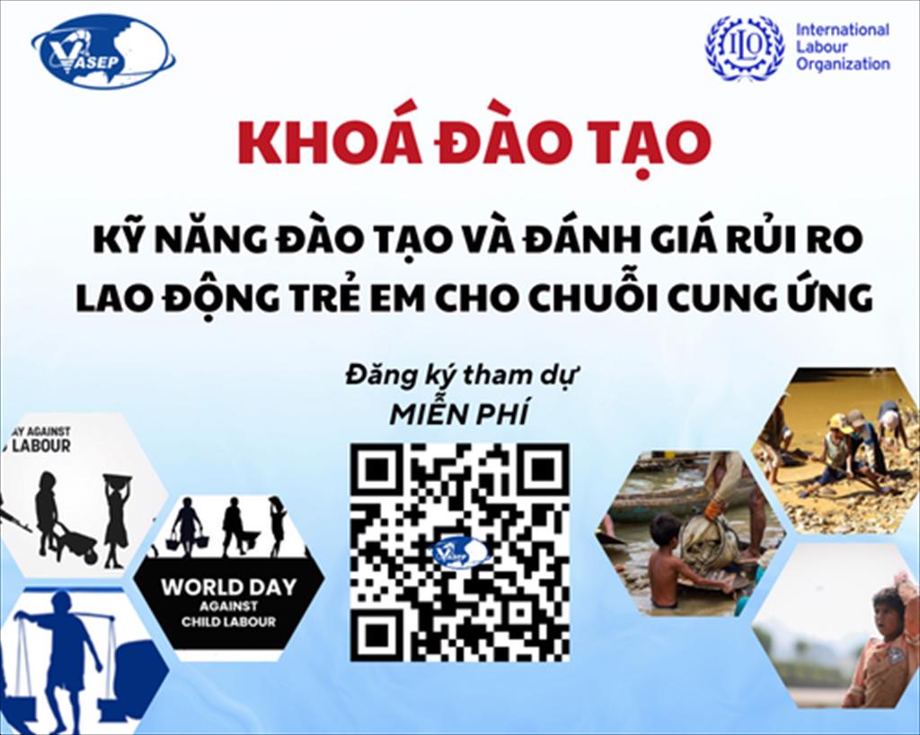 Khóa đào tạo chuyên sâu về “Kỹ năng đào tạo và đánh giá rủi ro lao động trẻ em cho chuỗi cung ứng thủy sản