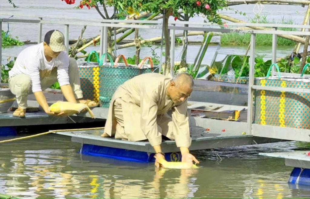 Đồng Tháp Thả trên 220kg cá chép tự nhiên