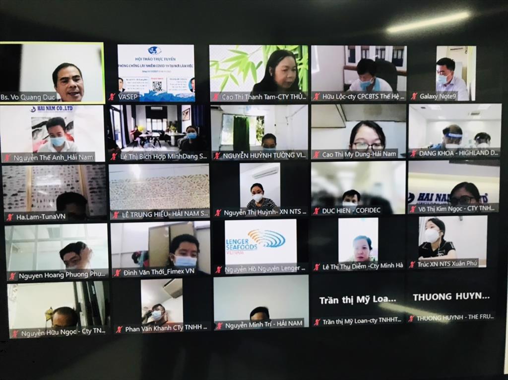 Hội thảo trực tuyến: Phòng tránh lây nhiễm Covid-19 tại nơi làm việc, tổ chức sáng 14/10/2021 