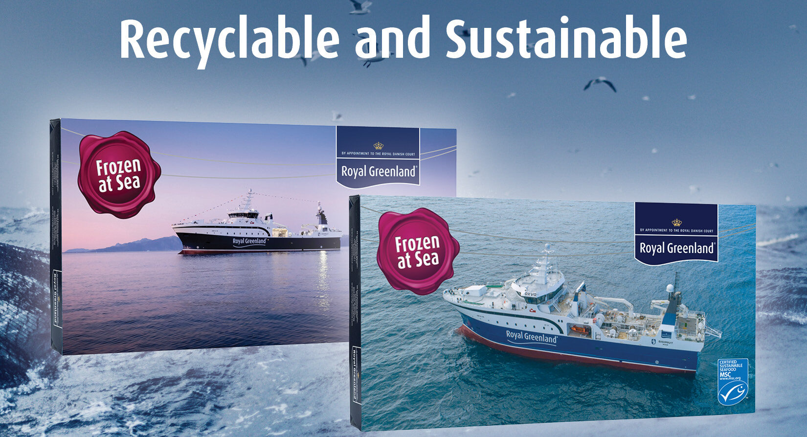 Royal Greenland ra mắt bao bì 100% có thể tái chế cho cá đông lạnh