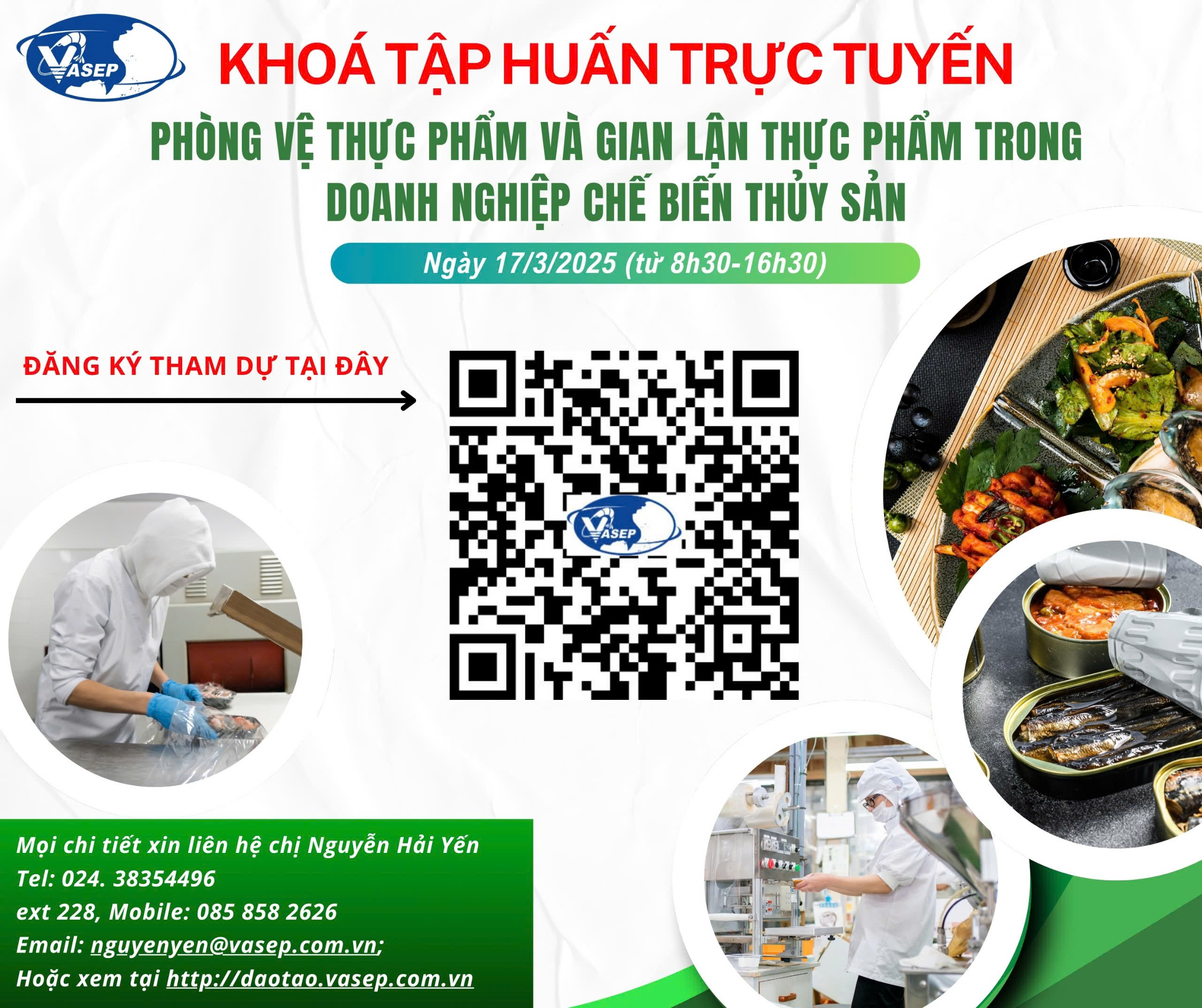 KHOÁ TẬP HUẤN K.04.25   PHÒNG VỆ THỰC PHẨM VÀ GIAN LẬN THỰC PHẨM