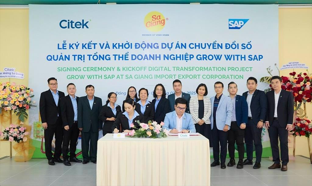 Sa Giang partners with Citek for comprehensive digital transformation