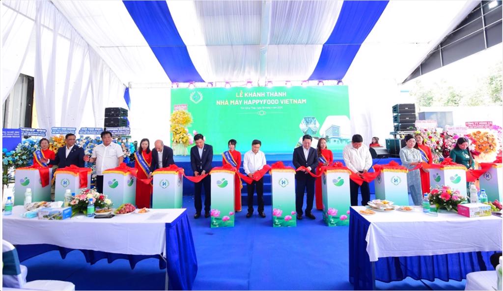 Hung Hau Agriculture Corporation inaugurates HappyFood Vietnam Export Processing Plant