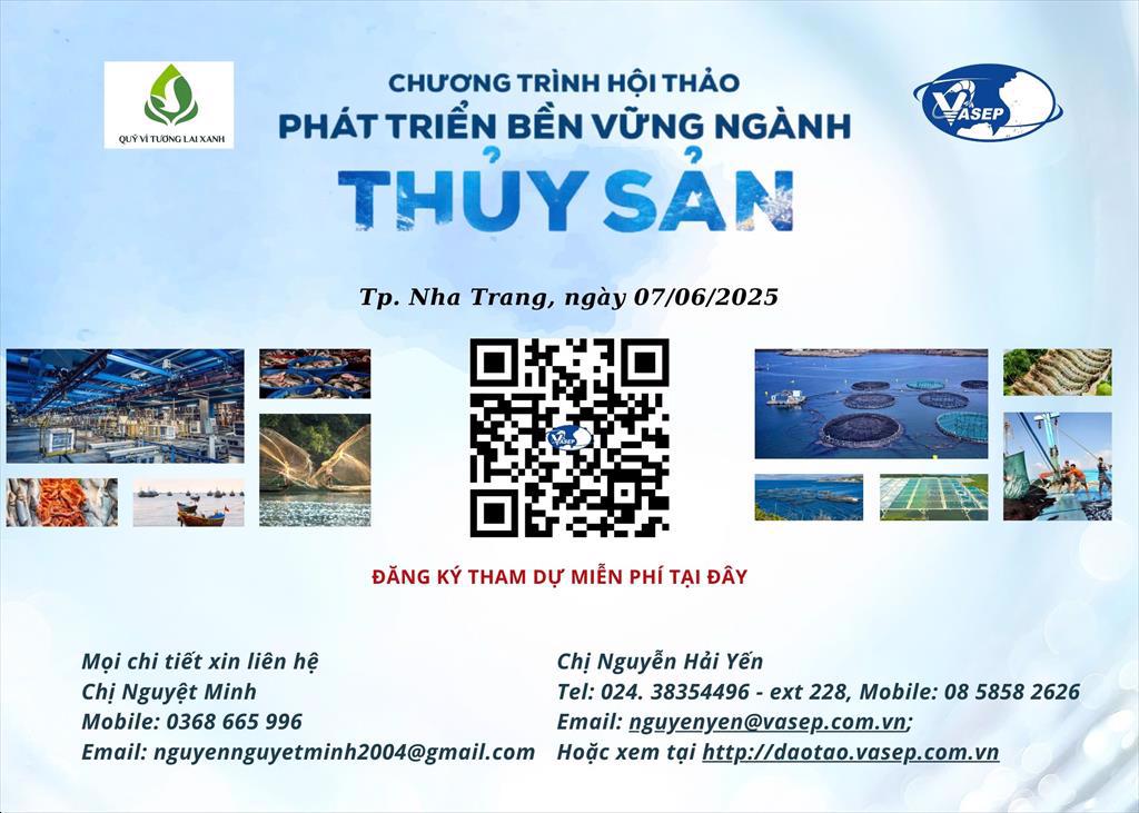 Hội thảo Phát triển bền vững ngành Thủy sản