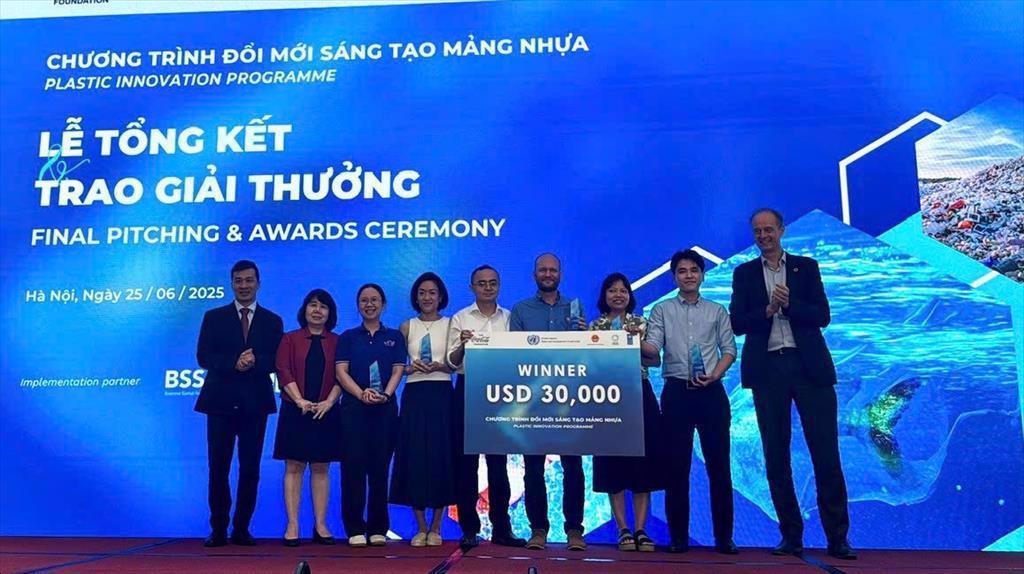 VNF wins first prize in UNDP Plastic Innovation Challenge