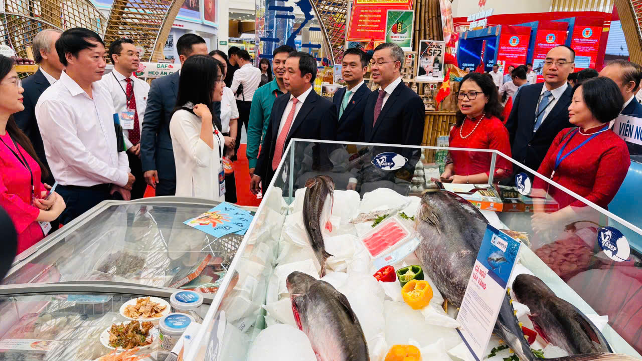 VASEP tham gia Triển lãm Thành tựu đất nước 80 năm với gian hàng thủy sản đặc sắc