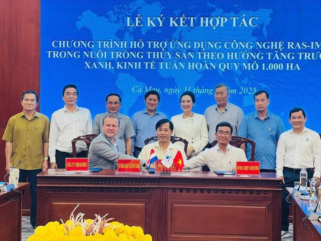 De Heus góp phần thúc đẩy ngành tôm Việt Nam phát triển xanh, bền vững