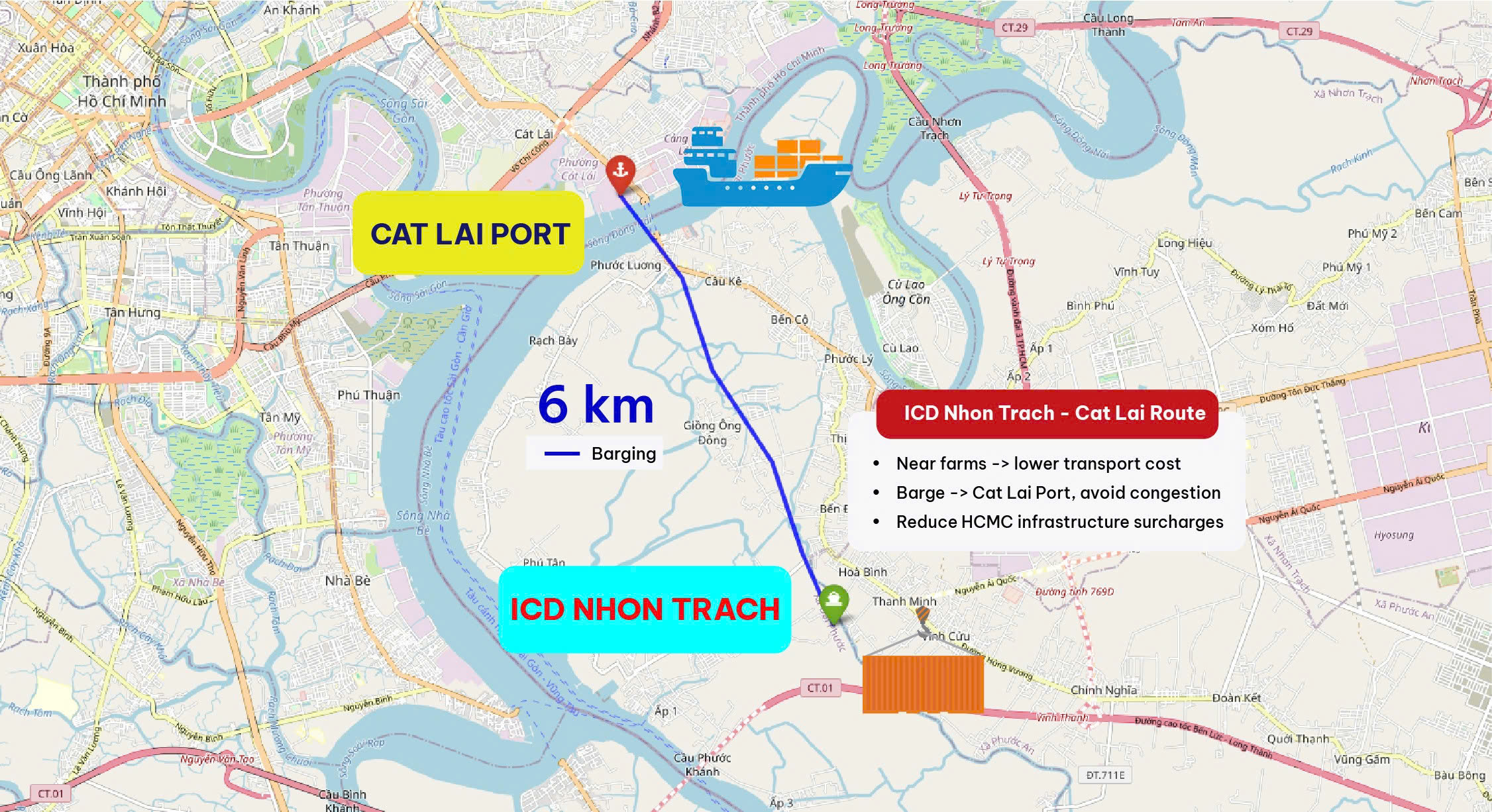HEADWAY JSC mở rộng khai thác tuyến ICD Nhơn Trạch - Giải pháp logistics mới, tối ưu cho nông sản và hàng lạnh Việt Nam