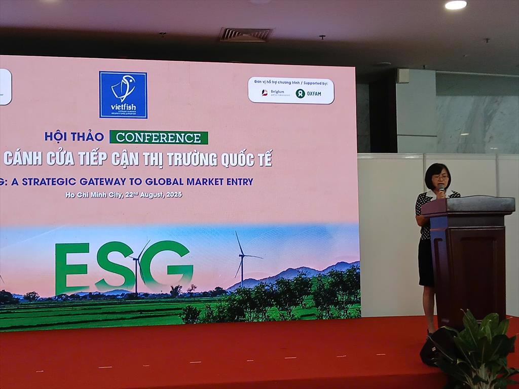 CHƯƠNG TRÌNH HỘI THẢO: "ESG:  CÁNH CỬA TIẾP CẬN THỊ TRƯỜNG QUỐC TẾ"
