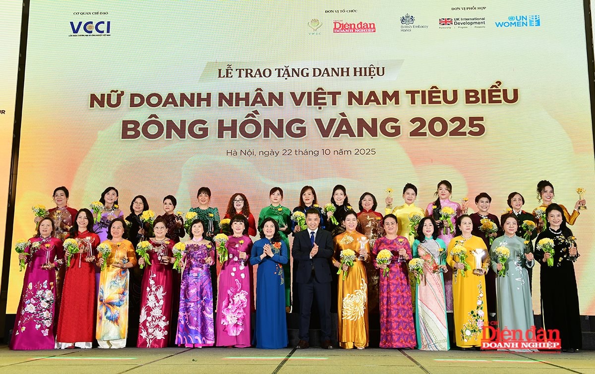 Năm nữ doanh nhân thủy sản được vinh danh “Bông Hồng Vàng 2025”