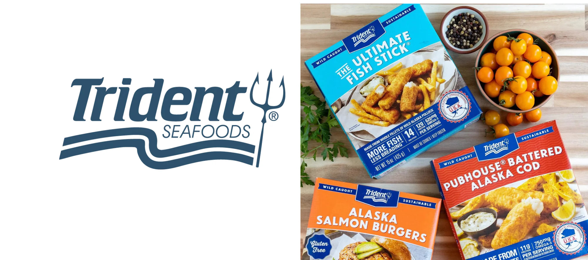 Trident ra mắt sản phẩm cá minh thái Alaska và surimi mới tại các cửa hàng Walmart
