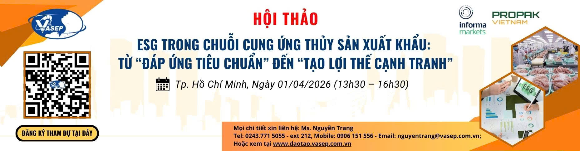 ESG TRONG CHUỖI CUNG ỨNG THỦY SẢN XUẤT KHẨU: TỪ “ĐÁP ỨNG TIÊU CHUẨN” ĐẾN “TẠO LỢI THẾ CẠNH TRANH”