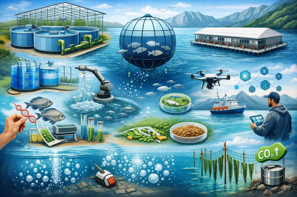 Các xu hướng công nghệ mới trong nuôi trồng thủy sản toàn cầu