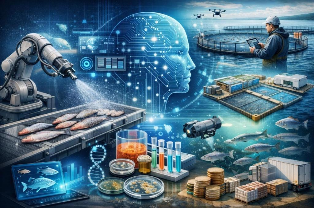 Ứng dụng AI trong nuôi trồng và chế biến thủy sản Giải pháp tiết kiệm chi phí và nâng cao hiệu quả bền vững