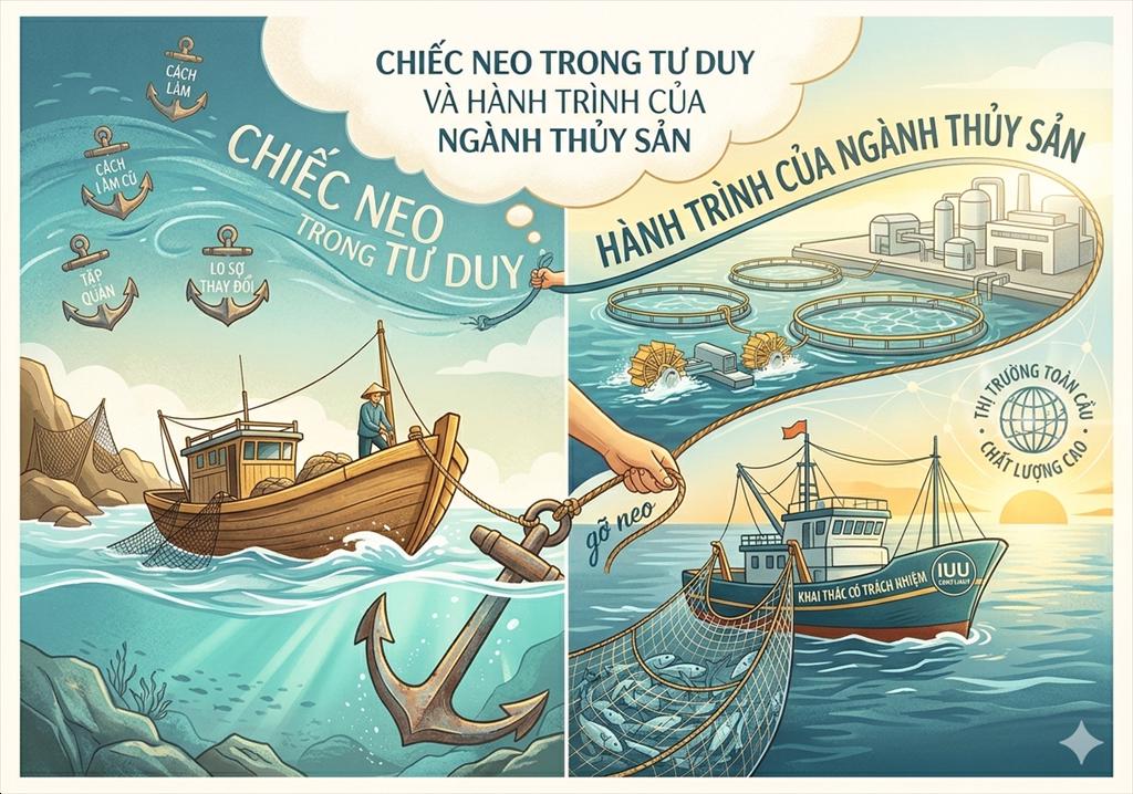 Chiếc neo trong tư duy và hành trình của ngành thủy sản 