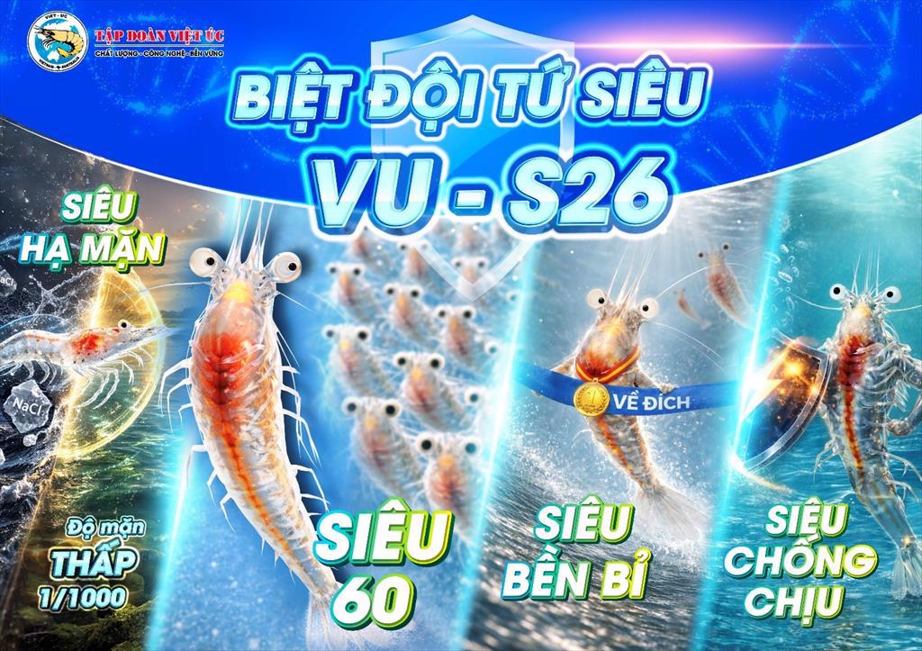 Việt Úc hướng đi đúng và kiên định trong chương trình chọn giống tôm thẻ suốt hơn 20 năm