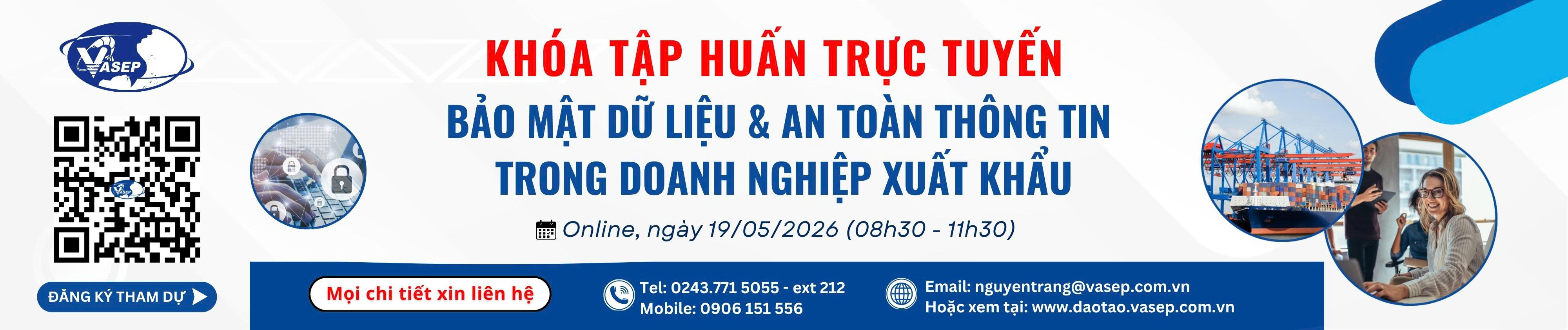 Bảo mật dữ liệu & an toàn thông tin trong doanh nghiệp xuất khẩu
